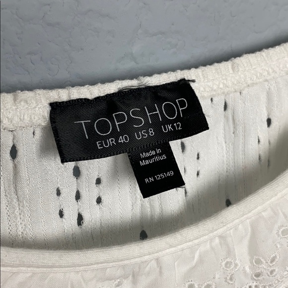 Top Shop White Crop Tank Top - Picture 6 of 8